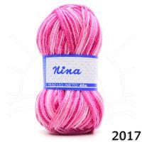 Lã Nina Mesclada Pingouin 40g 2017 - rosada