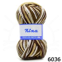 Lã Nina Mesclada Pingouin 40g 6036 - chocomilk