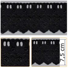 Passa Fita PP022 016 Preto - 7,5 cm