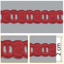 Passa Fita PP015 014 Vermelho - 2,0 cm