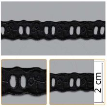 Passa Fita PP016 016 Preto - 2,0 cm