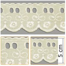 Passa Fita PP057 004 Creme - 5,0 cm