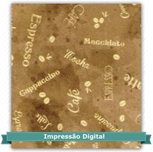 Tecido Estampado para Patchwork Bia Moreira - Café Especial 03 (0,50x1,40)