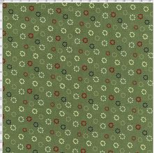 Tecido Estampado para Patchwork - Coleção Lancaster Poá em Círculos Verde (0,50x1,40)