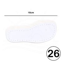 Solado em EVA Branco para Chinelo - Infantil 26