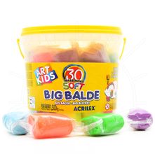 Big Balde com 30 Massinhas Soft