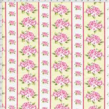 Tecido Estampado para Patchwork - Shabby Chic Listrado Shabby Manteiga (0,50x1,40)