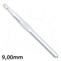 Agulha para Crochê Grossa Alumínio Pingouin 9,0mm
