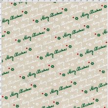 Tecido Estampado para Patchwork - Natal Merry Christimas com Estrela (0,50x1,40)