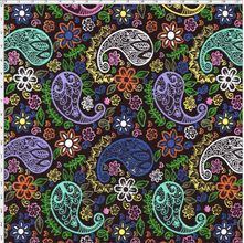 Tecido Estampado para Patchwork - Coleção Indiana Paisleys Cor 01 (0,50x1,40)