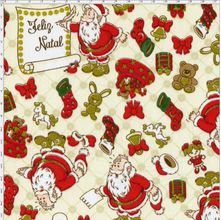 Tecido Estampado para Patchwork - Natal Noel Cor 02 (0,50x1,40)