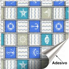 Tecido Adesivo para Patchwork - Fundo do Mar 004 (45x70)