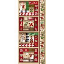 Tecido Estampado para Patchwork - Natal Jogo de Neve Cor 01 (0,60x1,40)