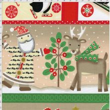 Tecido Estampado para Patchwork - Natal Boneco de Neve Cor 01 (0,50x1,40)