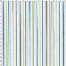 Tecido Estampado para Patchwork - Anita Catita Baby Listrado Multicor Azul (0,50x1,40)