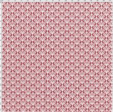 Tecido Estampado para Patchwork - Coleção Mini Elementos Grade Portuguesa Rosa Rei (0,50x1,40)