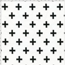 Tecido Estampado para Patchwork - Coleção Monochrome Cross (0,50x1,40)