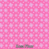 Placa de EVA Floco de Neve Rosa fluor