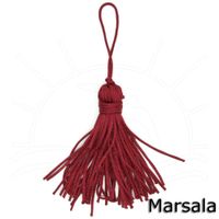 Pingente Tassel TP003 7,8cm - 10 Unidades 087 - marsala