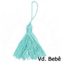 Pingente Tassel TP003 7,8cm - 10 Unidades 088 - verde bebê