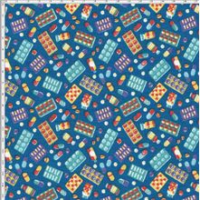 Tecido Estampado para Patchwork - Médico cor 1849 (0,50x1,40)