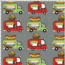 Tecido Estampado para Patchwork - Food Truck cor 1691 (0,50x1,40)