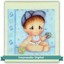 Tecido Estampado para Patchwork - Menino cor 1 (0,45x1,40)