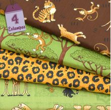 Kit de Tecido Selva by Debbie Mumm (30x70) 4 Estampas