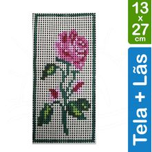 Kit Tela para Bordar 13x27 - 3302 Rosa