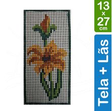Kit Tela para Bordar 13x27 - 3304 Orquídea