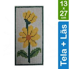 Kit Tela para Bordar 13x27 - 3307 Crisantemo