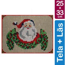 Kit Tela para Bordar 25x33 - 3706 Papai Noel