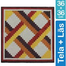 Kit Tela para Bordar 36x36 - 4405 Geométrico