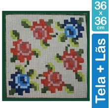 Kit Tela para Bordar 36x36 - 4403 Flores