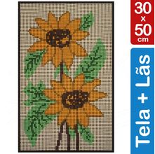 Kit Tela para Bordar 30x50 - 3803 Girassol