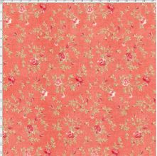 Tecido Estampado para Patchwork - Millyta Four Seasons Ramos com Rosas Fundo Rose (0,50x1,40)