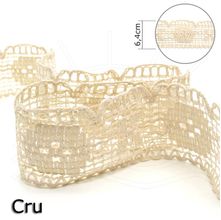 Renda Ipanema Cru 6,4cm - 30m
