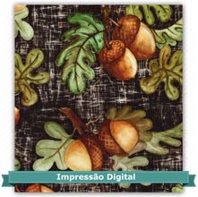 Tecido Estampado para Patchwork Bia Moreira - Bolotas e Tramas 07 (0,50x1,40)