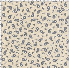 Tecido de Linho para Patchwork - Rose Garden Cashimiere Cinza (0,50x1,40)