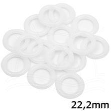 Argola de Plástico Círculo 22,2MM - 15 unidades