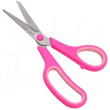 Tesoura Comfort Círculo 19,8cm - Rosa