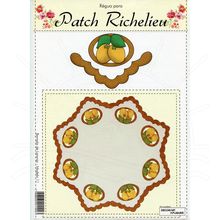 Régua para Patch Richelieu Márcia Caires Modelo 11 - Barrado de Laranja