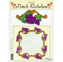 Régua para Patch Richelieu Márcia Caires Modelo 12 - Barrado de Uvas