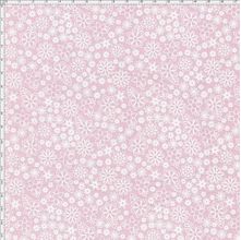 Tecido Estampado para Patchwork - Garden Mini Floral cor 03 Rosa (0,50x1,40)