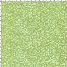 Tecido Estampado para Patchwork - Garden Mini Floral cor 04 Verde (0,50x1,40)