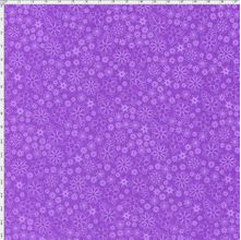 Tecido Estampado para Patchwork - Garden Mini Floral cor 08 Roxo (0,50x1,40)