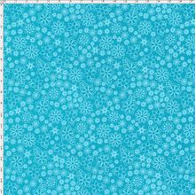 Tecido Estampado para Patchwork - Garden Mini Floral cor 09 Azul (0,50x1,40)