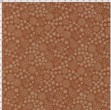 Tecido Estampado para Patchwork - Garden Mini Floral cor 14 Marrom (0,50x1,40)