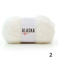 Fio Alaska Pingouin 100g 002 branco