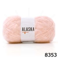 Fio Alaska Pingouin 100g 8353 pale rose